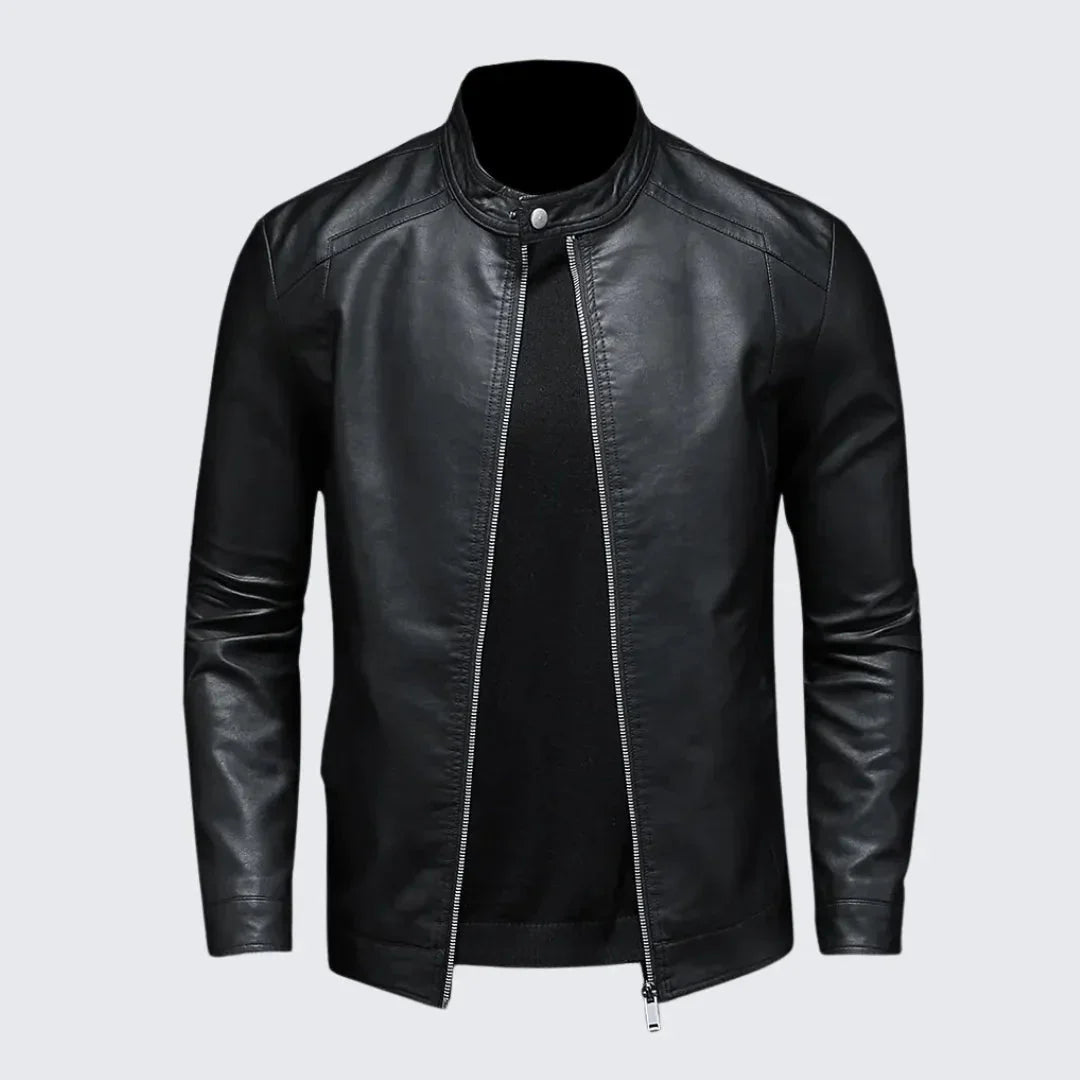 Chaqueta Masculina de Cuero Raven